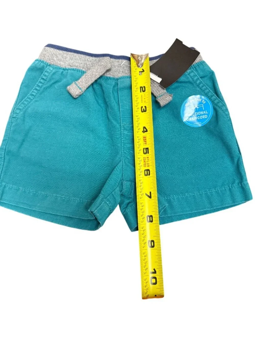 Carter's Baby Boys Easy Dock Shorts Teal Size 6 Months